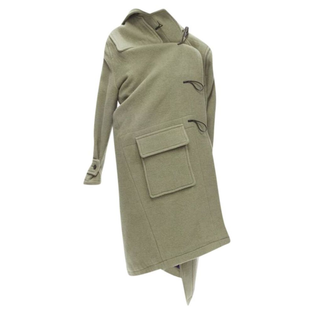 Balenciaga Runway Pulled toggle wrap coat